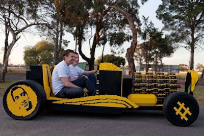 Lego sales car driving