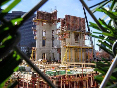 The Mormon temple under construction in Philadelphia. Credit: Stephanie Aaronson/Philly.com