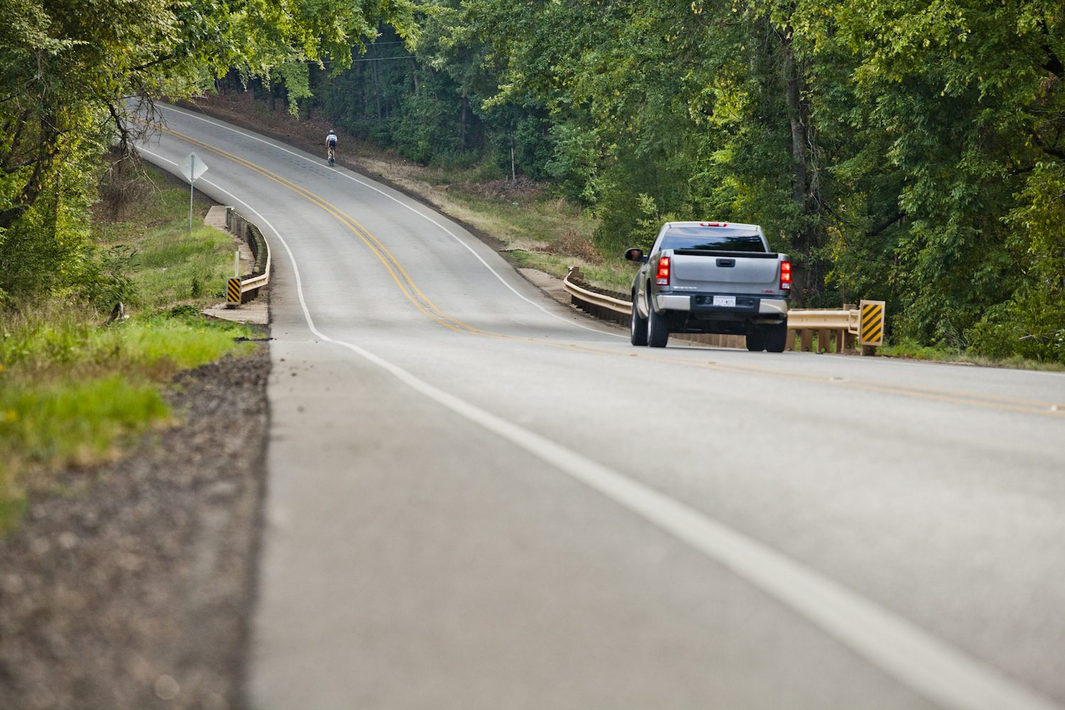 Better Roads safety guardrail shot