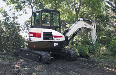 E50 compact excavator