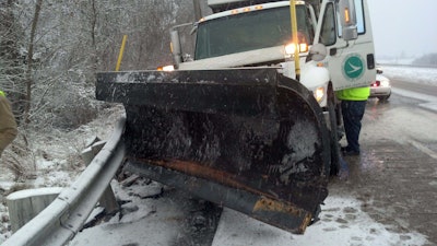 Van I-77 Dont Crowd the Plow