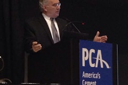PCA chief economist Ed Sullivan speaks at World of Concrete 2014