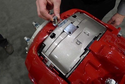 Mack Trucks air disc brake pads installation