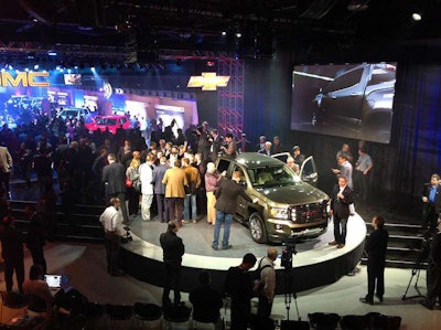 2014 NAIAS GM scrum