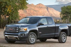 2015 GMC Canyon All Terrain SLE Ext Cab Short Bed Front Three Qu
