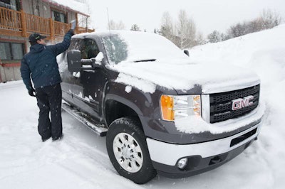 Getting ready for another day of testing the 2500HD GMC in Colorado.