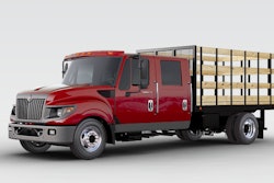 The author’s self-configured International TerraStar, with room for his kids in back and goats in the crew cab.