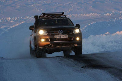 Volkswagen Polar Expedition Amarok pickup truck 2014 Winter Olympics Sochi