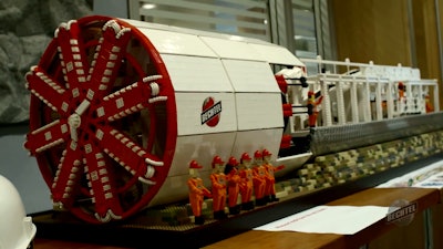 Bechtel LEGO tunnel-boring machine