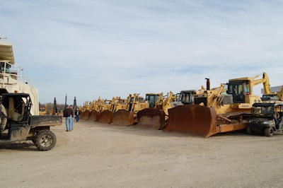 A shot from the March 2013 RaCON equipment auction. The auction brought in $26 million.
