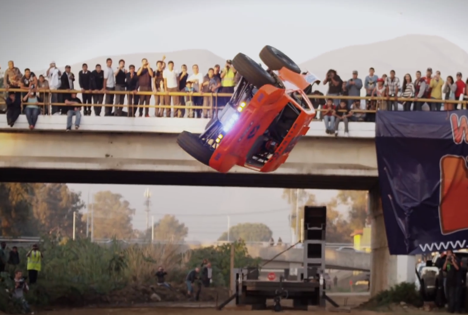 Baja 1000 360 barrel roll Adrian Cenni