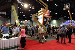 Attendees on the show floor at The Rental Show 2014 in Orlando, Florida.