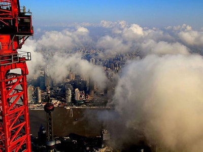 Wei Gensheng Shanghai crane operator photography