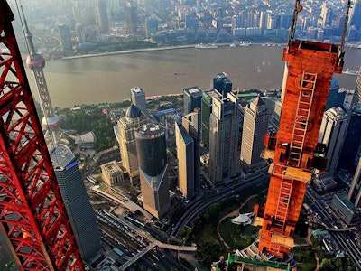 Wei Gensheng Shanghai crane operator photography