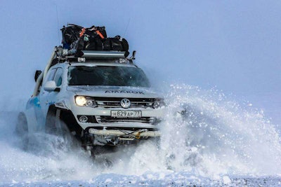 Volkswagen Polar Expedition Amarok pickup truck 2014 Winter Olympics Sochi