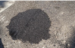 Engineered, proprietary polymer modified pothole patching mixes permit permanent patches under winter working conditions.