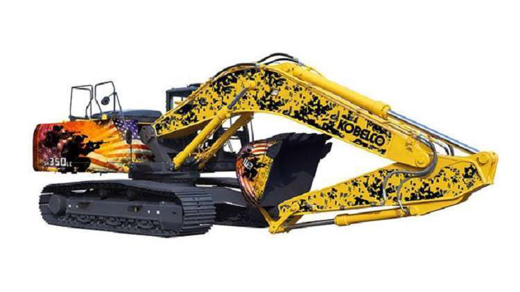 kobelco sk530 wounded warrior project excavator