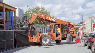 The Lull 1044C-54 Series II telehandler by JLG.