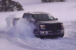 F-150 in snow