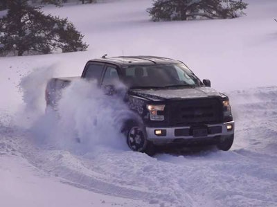 F-150 in snow