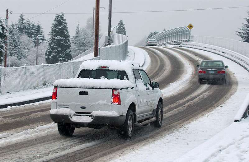 Four-wheel-drive does&rsquo;t overcome poor winter driving skills. (Photo/Larry Walton, Editorial Services West)