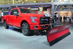 2015 Ford F-150 snow plow equipped