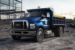 Ford F-750 dump
