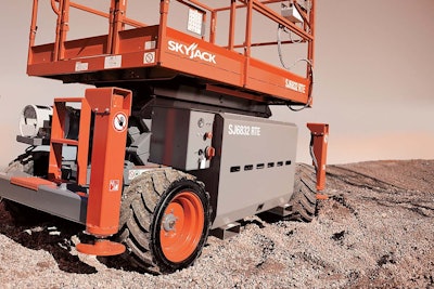 Skyjack 6832RTE rough terrain scissor