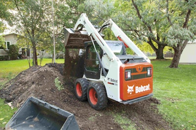 Bobcat completed its M Series transition with the unveiling of its first Tier 4 M-Series 400 frame-size loaders — the T450 and the S450 (pictured here) – at ConExpo-Con/Agg 2014 in Las Vegas.