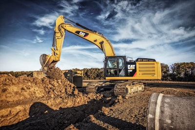 The new Caterpillar 336F H hybrid excavator will make its debut at ConExpo this week.