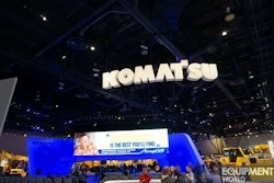Komatsu booth ConExpo 2014