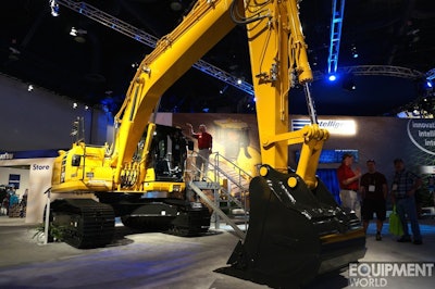 Komatsu iMC PC210LCi-10 excavator prototype