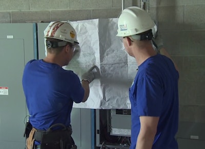 A still from the Faith Technologies Inc. recruitment video. Faith is an electrical contractor out of Menasha, Wisconsin.