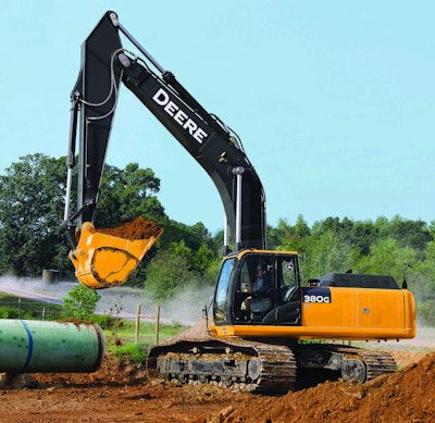 John Deere 380GLC excavator