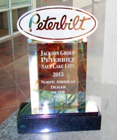 Jackson Group Peterbilt award