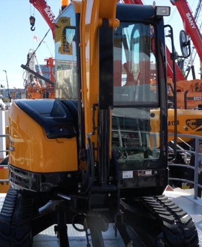 Sany SY35U compact excavator