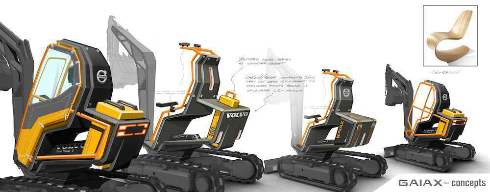 Volvo @ CONEXPO - GaiaX compact excavator concepts