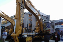 Kobelco’s ConExpo centerpiece was a SK350 excavator with a patriotic paint job honoring American soldiers. – See more at: http://www.equipmentworld.com/kobelcos-return-to-independence-at-conexpo-marked-with-debuts-of-excavators-demo-machines-for-north-america/#sthash.uhLqVnnr.dpuf