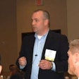 Mike Bennett, VP of health, safety, environmental and human resources for Cianbro, speaks at the 2014 AEMP annual conference.