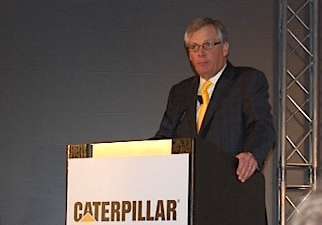 Caterpillar CEO Doug Oberhelman speaks at ConExpo 2014