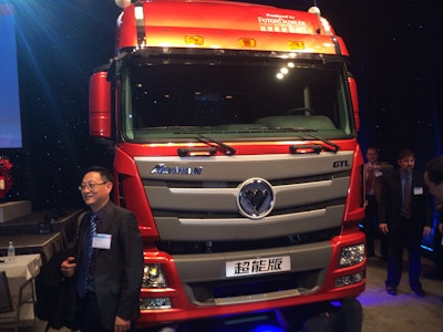 The Foton Auman GTL is powered by Cummins’ new ISG diesel engine.
