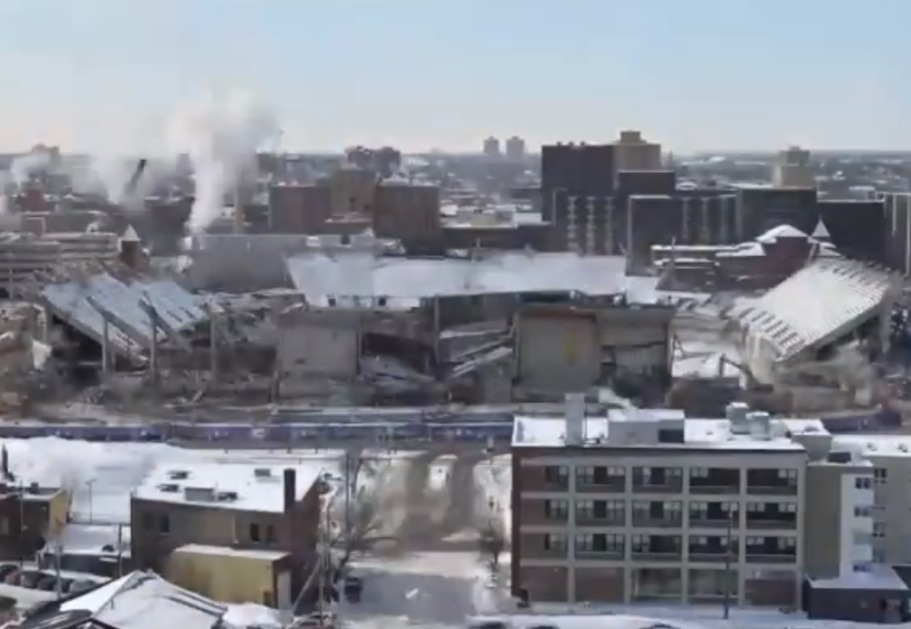 Metrodome demolition