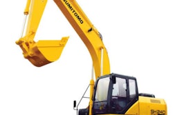 The Sumitomo SH-240 has an operating weight of 27 tons.