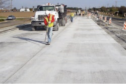 In advance of hot-pour sealing, longitudinal joint is blown free of debris and fines.