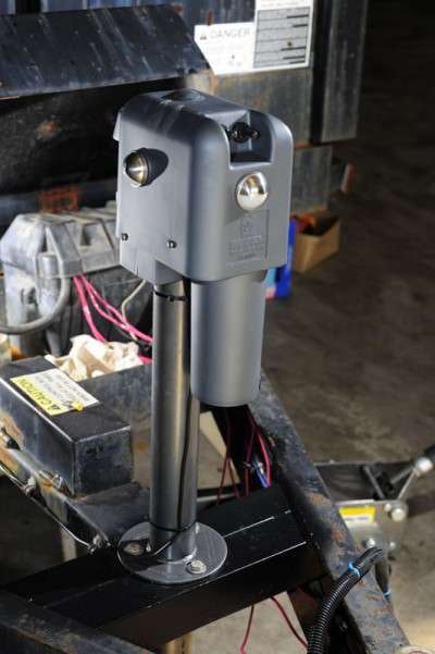 Old trailer jacks can be quickly replaced with electric.
