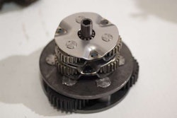 This combination of revolving gears is what gives a planetary-type winch its pulling power.