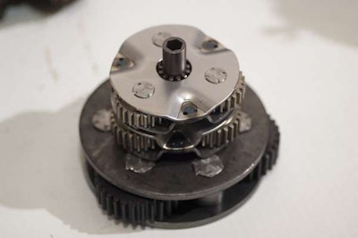 This combination of revolving gears is what gives a planetary-type winch its pulling power.