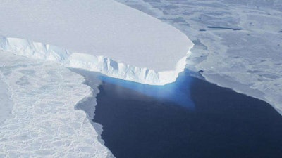 The Thwaites Glacier in Antarctica is melting and some scientists say there is no way to stop it. Credit: NASA