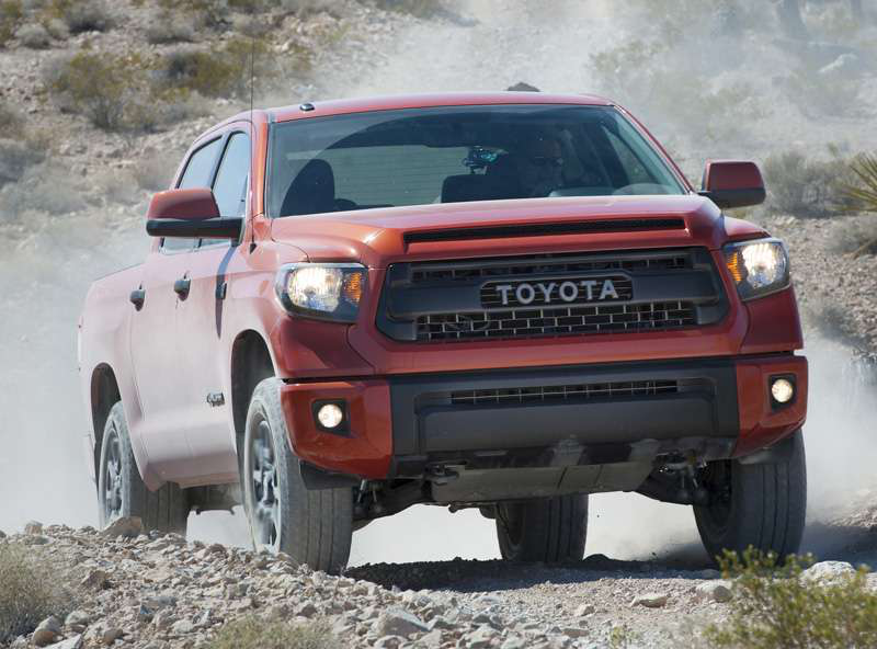 2015 Toyota Tundra with TRD Pro suspension