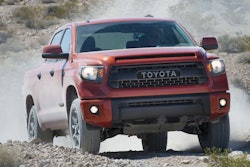2015 Toyota Tundra with TRD Pro suspension